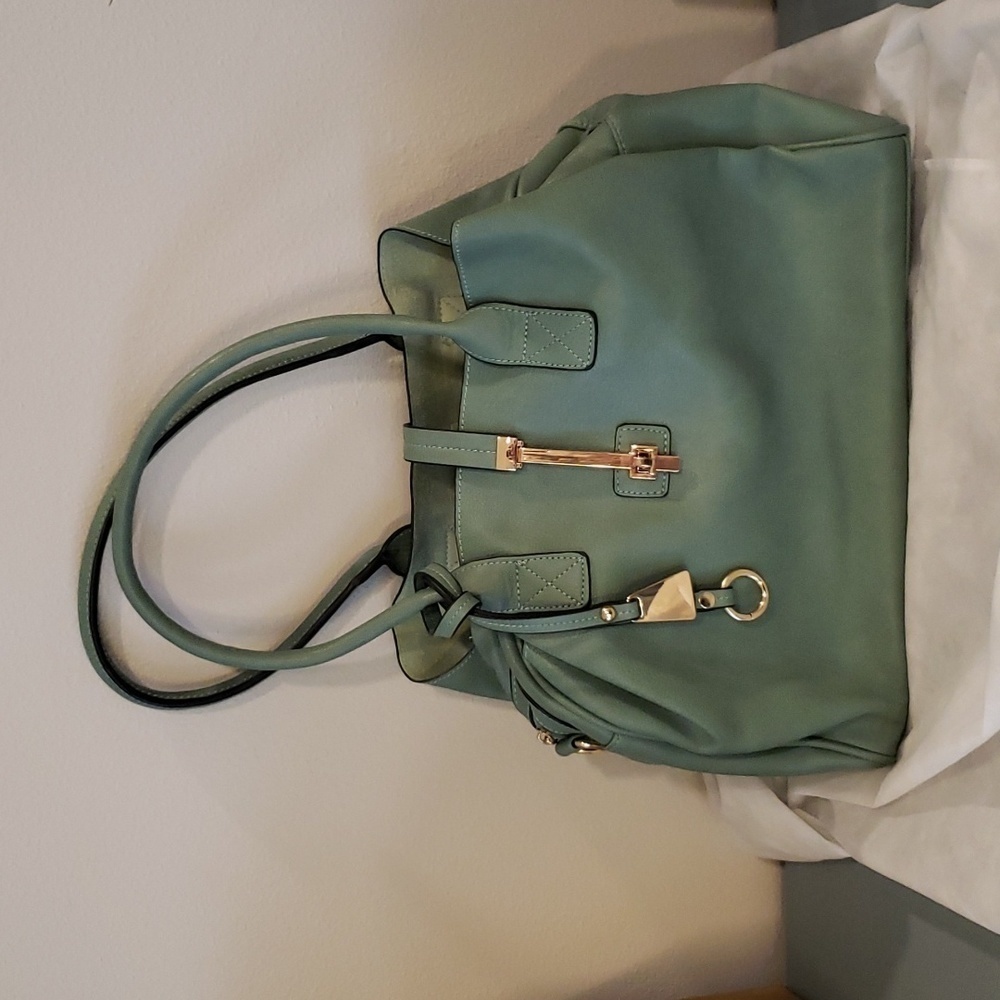 Mellow World Jasmine Convertible Satchel in Jade NWOT